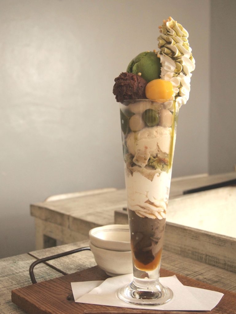 サンスーシー 沖縄なのに京都を感じる抹茶パフェ 子連れで沖縄 Travel Hack