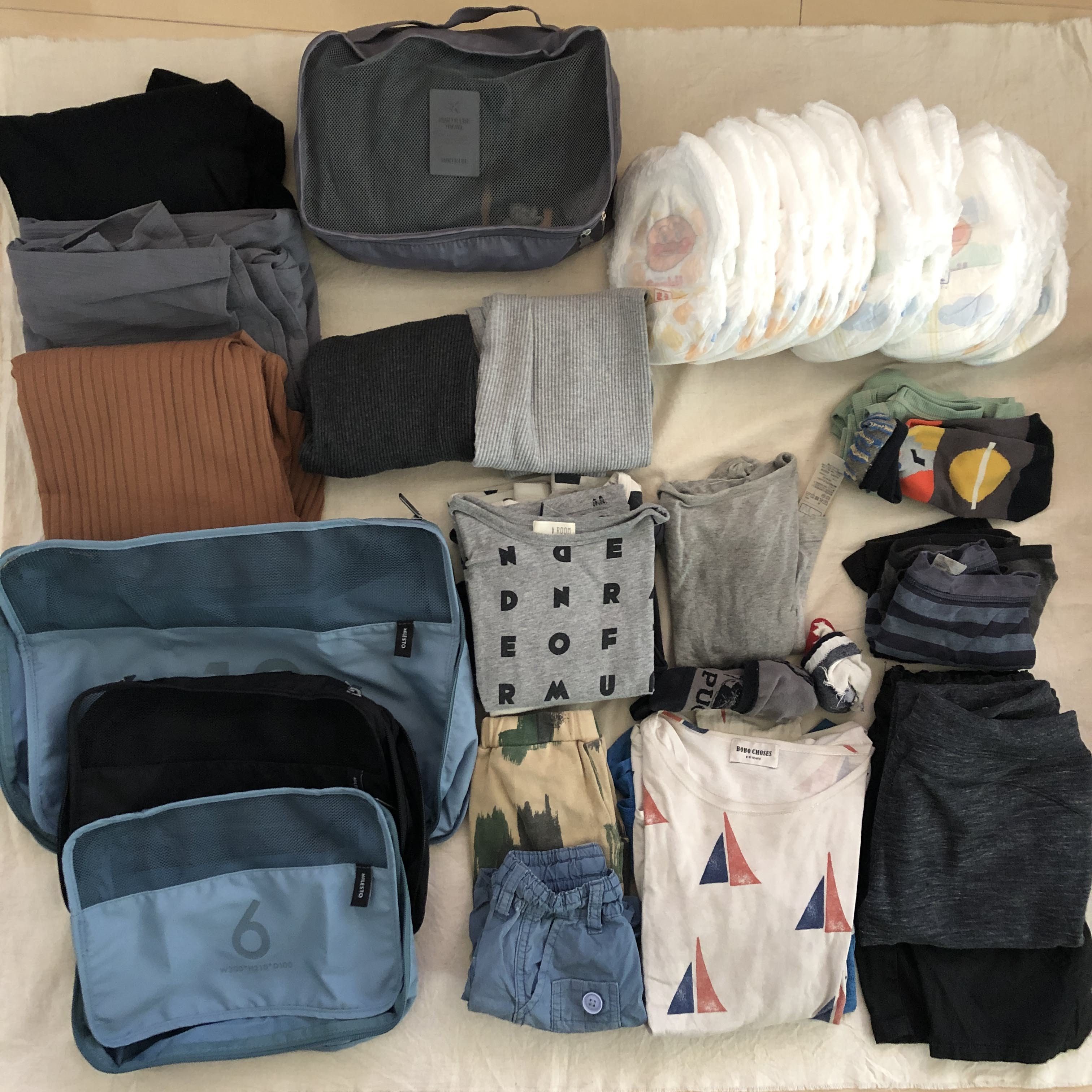 全網羅 子連れ沖縄旅行の持ち物 パッキングのコツは３つのバッグに分類